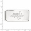 Black Bow Jewelry 10k White Gold Washington Capitals NHL Money Clip - 2 of 3