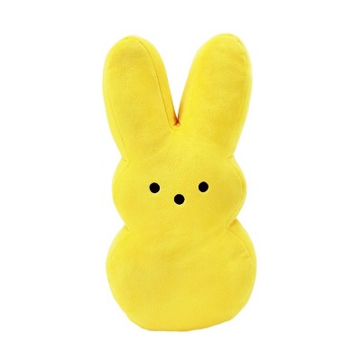 PEEPS Plush Bunny 17 Jumbo Solid Plush Easter Collectible (Yellow)