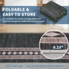 Modern Geometric Area Rug Washable Low Pile Large Soft Carpet, Diamond Border Accent Rugs for Living Room Bedroom. - 2 of 4