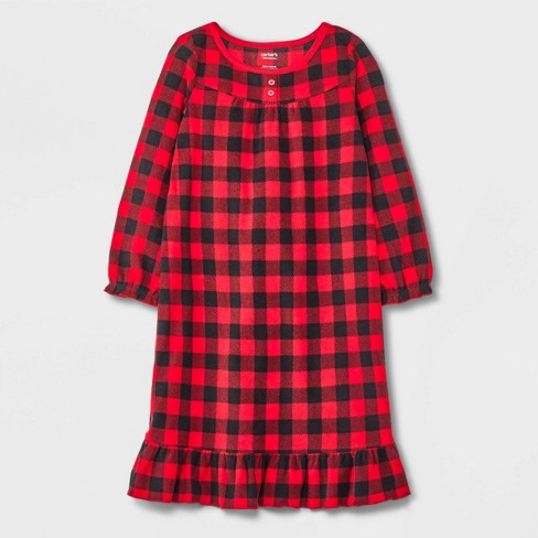 Carter's buffalo plaid outlet dress