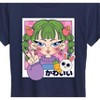 Women's - Instant Message - Cute Anime Girl Short Sleeve Graphic T-Shirt - 2 of 4
