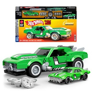 Mattel Brick Shop Hot Wheels Custom ’68 Camaro Building Toy Kit (289 Pieces), for Collectors - 1 of 4