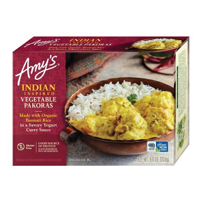 Amy's Gluten Free Frozen Kitchen Indian Inspired Vegetable Pakoras - 9.5oz