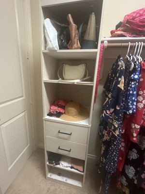Kelly 5 Shelf / 2 Drawer Closet Organizer