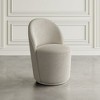 Jofran,Landon Mid-Century Modern Upholstered Swivel Dining Chair (Set of 2) - 3 of 4