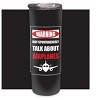 Elanze Designs Spontaneously Talk Airplanes Black Red 20 ounce Stainless Steel Travel Tumbler - image 2 of 4