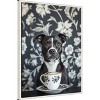 Amanti Art The Latte Loving Staffy by Mowzu  Framed Canvas Wall Art - 2 of 4