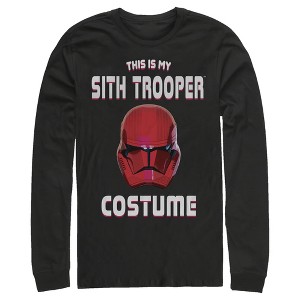 Men's Star Wars: The Rise of Skywalker Halloween Sith Trooper Costume Long Sleeve Shirt - 1 of 3