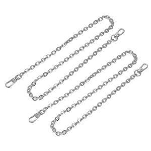 Unique Bargains Handbags DIY Accessories Iron Flat Purse Chain Strap 2 Pcs - 1 of 3