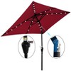 CAVINAS 10x6.5 FT Rectangle Beach Style Patio Umbrella Lights for Evenings, Sandproof Tan Shade for Garden (Base Sold Separately) - 4 of 4
