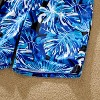 PATPAT Family Matching Swimwear Floral Print Ruffled One Piece Swim Trunks Shorts - 4 of 4