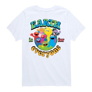 Boys' - Sesame Street - Earth Is For Everyone Short Sleeve Graphic T-Shirt - 1 of 4