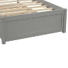 NicBex Twin Size Wooden Platform Bed, Modern Bed Frame with Trundle and Headboard for Bedroom - 4 of 4