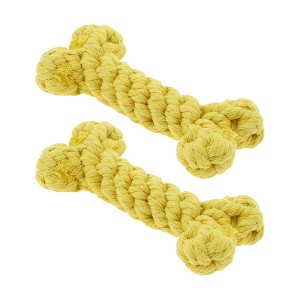 Unique Bargains Bone Shape Dog Chew Rope - 1 of 4