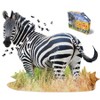Madd Capp Puzzles: I AM Zebra -1000 Pieces - Animal Shaped Jigsaw Puzzle - 3 of 4