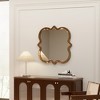 24"x24" Wall Mirror, Living Room Mirror With Hooks, Clear Reflective Mirror, Large Accent Decorative Mirror - 2 of 4