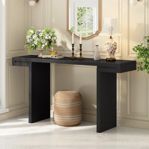 60" Modern Rectangular Console Table, Large Entryway Table, Stylish Sofa Table for Living Room, Entryway, or Hallway-Panipeachy - 1 of 4