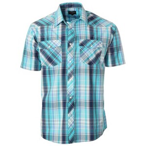 Gioberti Men's Western Cowboy Short Sleeve Shirt with Snap Buttons - 1 of 4