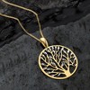Ross-Simons Italian 18kt Gold Over Sterling Cut-Out Tree Of Life Pendant Necklace - 4 of 4