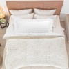 PiccoCasa Pure Cotton Soft Envelope Closure Body Ruffled Pillowcases 2 Pcs - 3 of 4