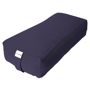 Sol Living Yoga Bolster Pillow with Removable Cover Rectangle - 1 of 4