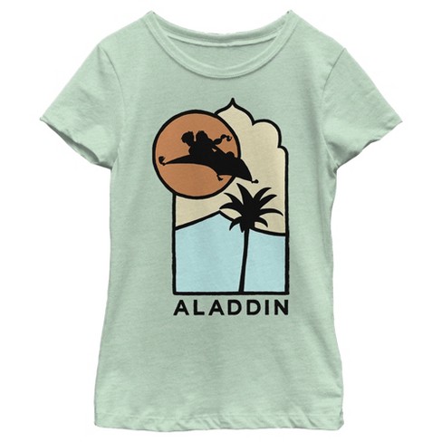 Girl's Aladdin Block Carpet Ride T-Shirt - image 1 of 4