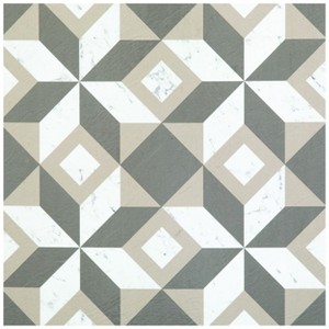 GoodGram Peel N' Stick DIY Retro 12x12 Self Adhesive Vinyl Floor Tile - 20 Tiles (20 Total SF in a Box) - Prism Marble - 20 Tiles/20 sq. ft. - 1 of 4