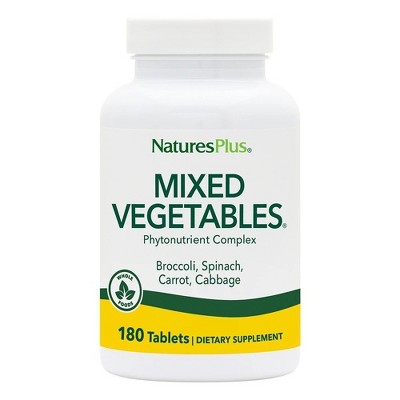 Mixed Vegetables by Nature's Plus  -  180 Tablet