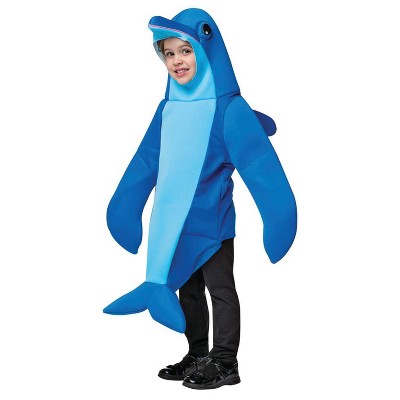 Imposta Costumes Kids' Dolphin Costume Bodysuit Blue 3T-4T