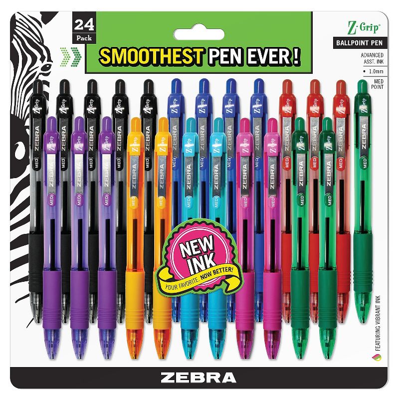 Zebra Pen Z-Grip Retractable Ballpoint Pen 12223, 1 of 3
