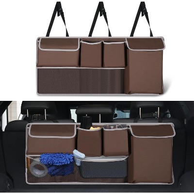 TruAIR Hanging Car Trunk Organizer with Pockets Ð Increases Rear Storage for Vehicles