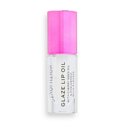 Makeup Revolution Lip Oil - Luster Clear - 0.15 fl oz