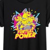 Women's - Teenage Mutant Ninja Turtles - Turtle Power 90S Oversized Graphic T-Shirt - 2 of 4