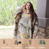 Women’s Leisure Studio Blanket Hoodie Woman Flannel Oversized Sweatshirt, Soft Fleece Loungewear Blanket Hoodie Wearable, Gift Woman - Tirrinia - 3 of 4