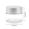 Unique Bargains Transparent Cream Glass Bottle for Bathroom 1 Pc - 4 of 4