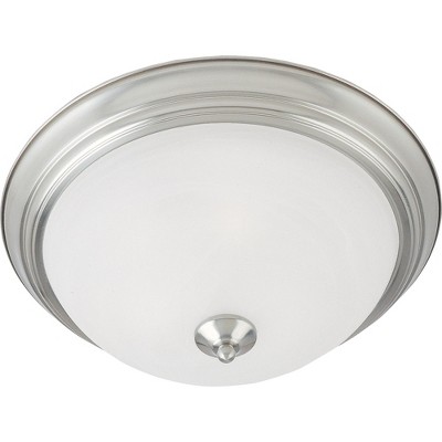 Maxim Lighting Essentials - 583x 2 - Light Flush Mount in  Satin Nickel