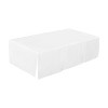 Everyday Kids White Pleated Crib Skirt – 100% Cotton, 14" Drop, Fits Standard Cribs, Split Corners for Easy Use, Nursery Bedding for Boys and Girls - 4 of 4