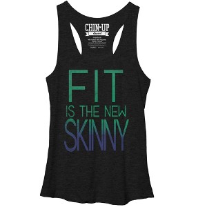 Women's CHIN UP Fit is the New Skinny Racerback Tank Top - 1 of 3