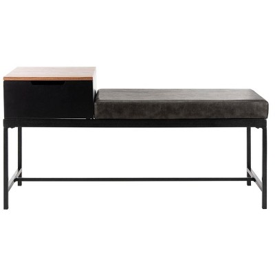 Maruka Bench with Storage  - Safavieh
