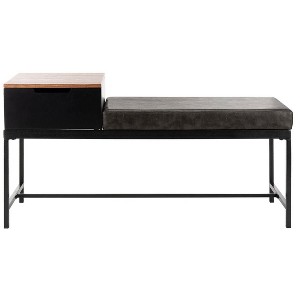 Maruka Bench with Storage  - Safavieh - 1 of 4