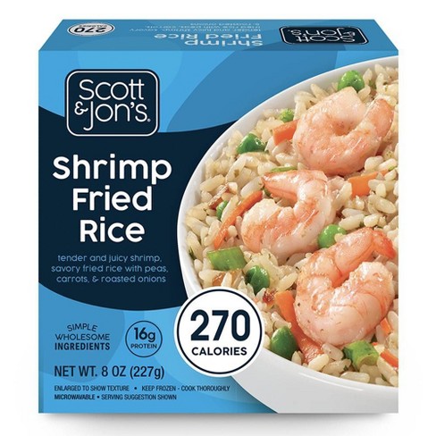 Scott & Jon's Frozen Shrimp Fried Rice Bowl - 8oz : Target