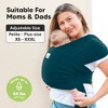 KeaBabies D-Lite Baby Wrap Carrier, Adjustable Baby Carrier, Baby Sling, Newborn, Infant, Toddler 7-44lbs - 3 of 4
