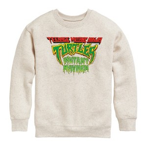 Boys' - Teenage Mutant Ninja Turtles - Movie Logo Graphic Long Sleeve Fleece Sweatshirt - 1 of 4