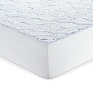 Vibe Cooling Quilted Memory Foam Mattress Pad - 1 of 4