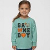The Juniper Shop Basketball Game Day Coquette Toddler Long Sleeve Tee - 2 of 4
