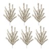 Glittered Pine Spray (Set of 6) - 2 of 3