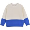 MyKids-USA Baby Boy And Girl Colorblock Design Long Sleeve Pullover Hoodies - 2 of 4