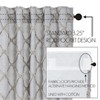 Frayed Lattice Creme & Black Panel Set of 2 84x40 - 3 of 4