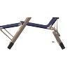 PAGED Folding Waterproof Terrace Lounge Chair Portable Patio Reclining Chair with Pillows for Garden, Pool, Patio - 4 of 4
