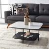 Anzia Coffee Table - COF4211A - Black - Safavieh - 2 of 4
